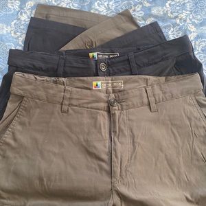 Set of 2 Mens Tactical Pants 34x30 with comfort flex waistband